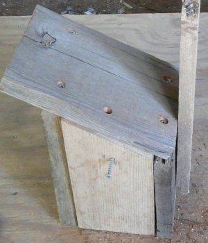 The completed birdhouse.