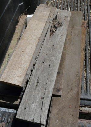 Junk wood that you 'found' laying around your yard or a vacant lot works fine. 1x6 cedar or redwood is preffered, but plywood or pine also work fine