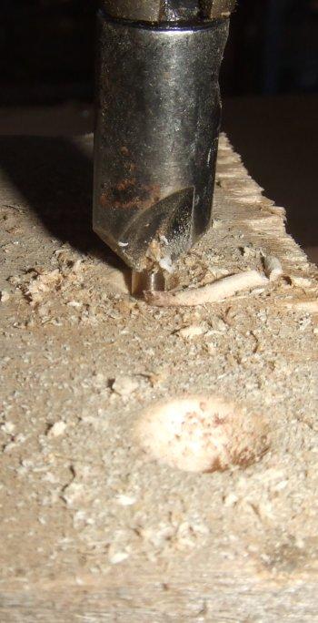 The counter sink bit for a drill.