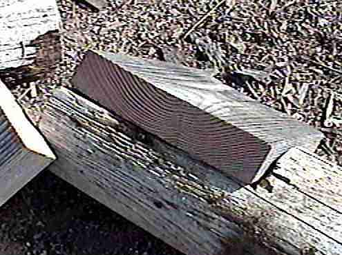 Try to cut the bench upright post to match the seat cross piece.