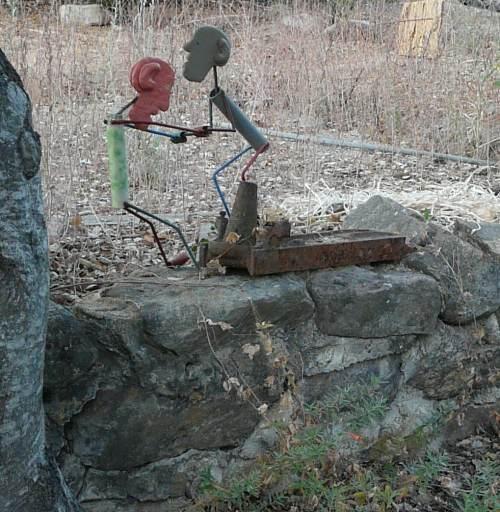 This old wall was probably build in the 1930's.