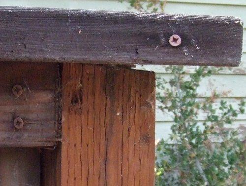 Screw the corner to keep it from separating.
