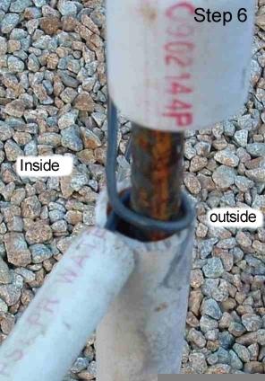 wire the four foot lengths of PVC pipe  with copper or baling wire