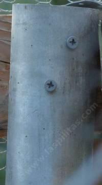 Drill the holes a little bigger than the screws and screw the fence runners on.