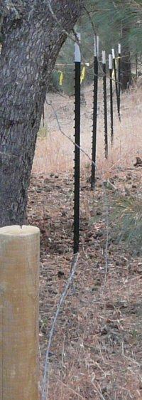 Do not worry about top of post as much as following a tight string or wire.