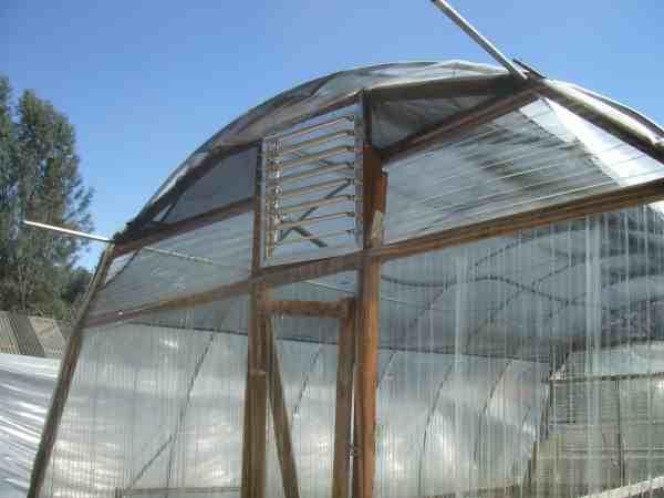 Tried a combination of passive and an aluminum shutter greenhouse