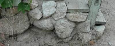 If you leave a few screws sticking out of the supports for wooden steps, cement the wooden steps in.
