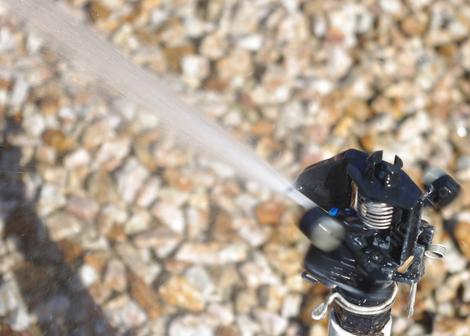 Here is a plastic Rainbird(tm) type impact sprinkler. - grid24_12