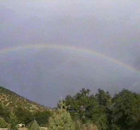 Rainbow over Las Pilitas Nursery - grid24_12