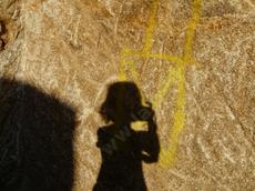 Five year old taking self portrait. - grid24_6