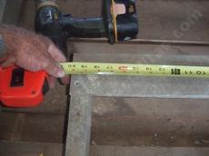 Predrill the holes before you put the screws in or you'll split the wood. - grid24_6