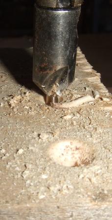 pre-drilling and counter sinking the screw holes - grid24_6
