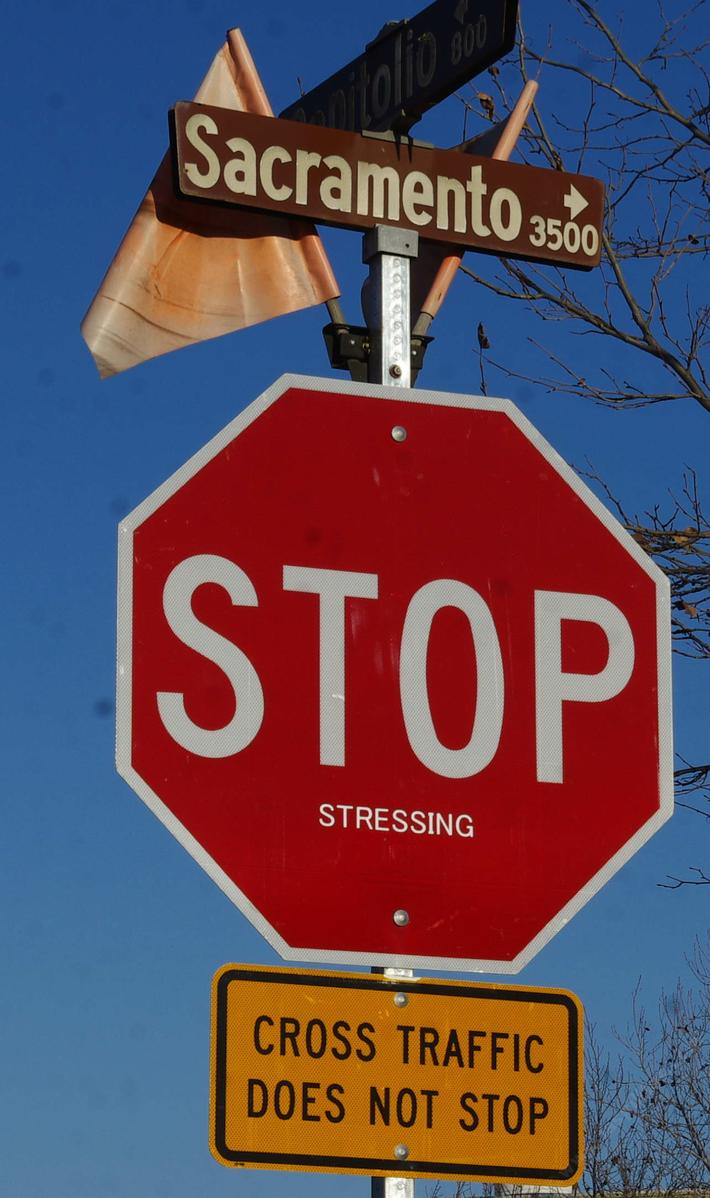 Stop stressing