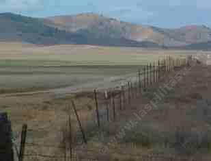 an old photo of a fence in Carrizo Plains