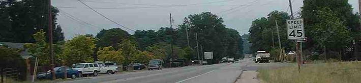 Entering the town of Santa Margarita