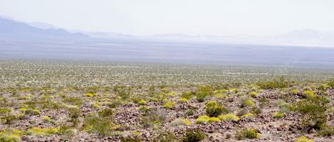 Looking across the desert halfway between Barstow and Baker. - grid24_12