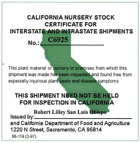 We can ship native plants  to most states as we have an interstate, sod and apple certificate. - grid24_12