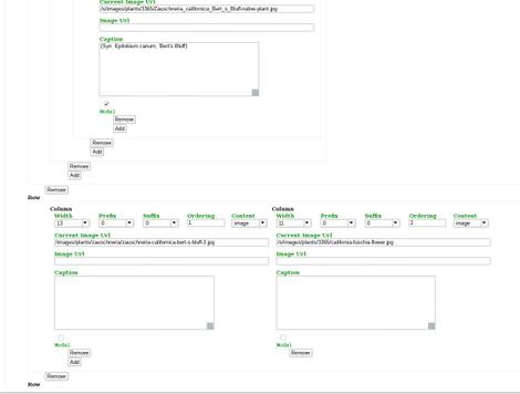 Here is the page manager of the 24 grid that we use to edit the page - grid24_12
