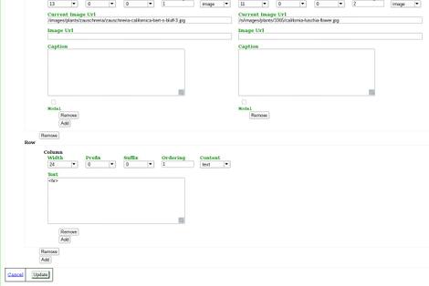 Here is the page manager of the 24 grid that we use to edit the page. The <HR> is a horizontal line. - grid24_12