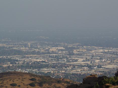 Looking down on Glendale from the top of the Santa Susanas. - grid24_12