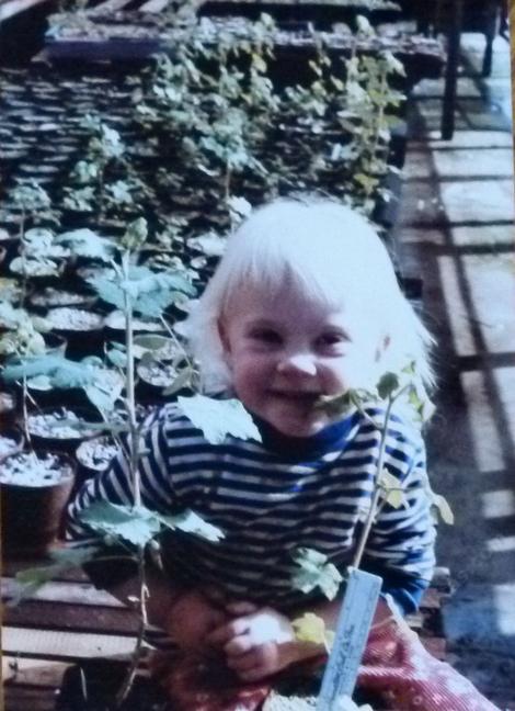 Penny helping in the nursery in the early 1980s - grid24_12