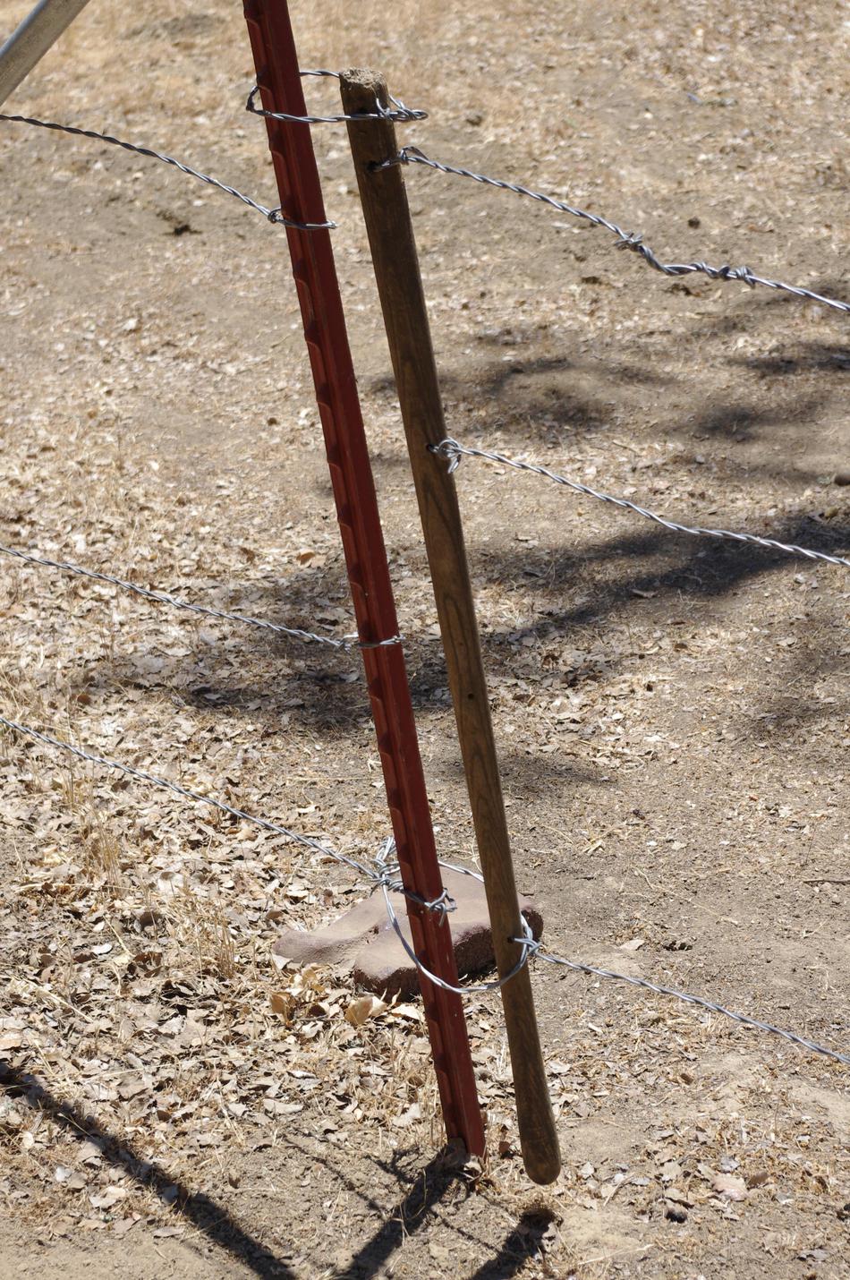 How to build a simple wire gate or field gate.